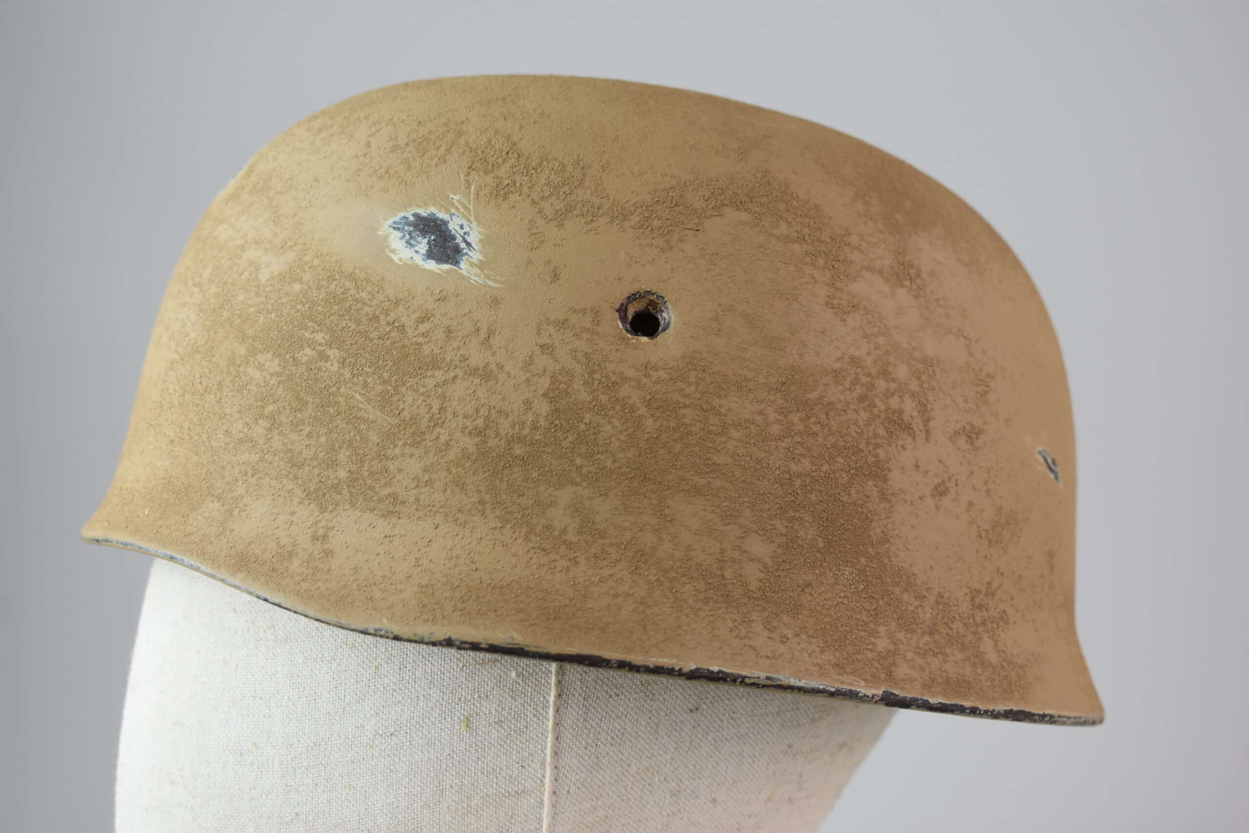 Coque de casque Fallschirmjäger de fouille restaurée