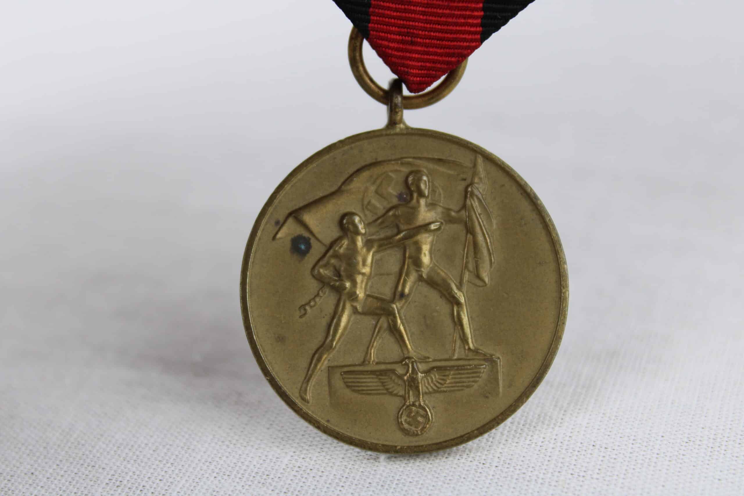 (Français) Médaille du 1er Octobre 1938 ( Tchécoslovaquie)