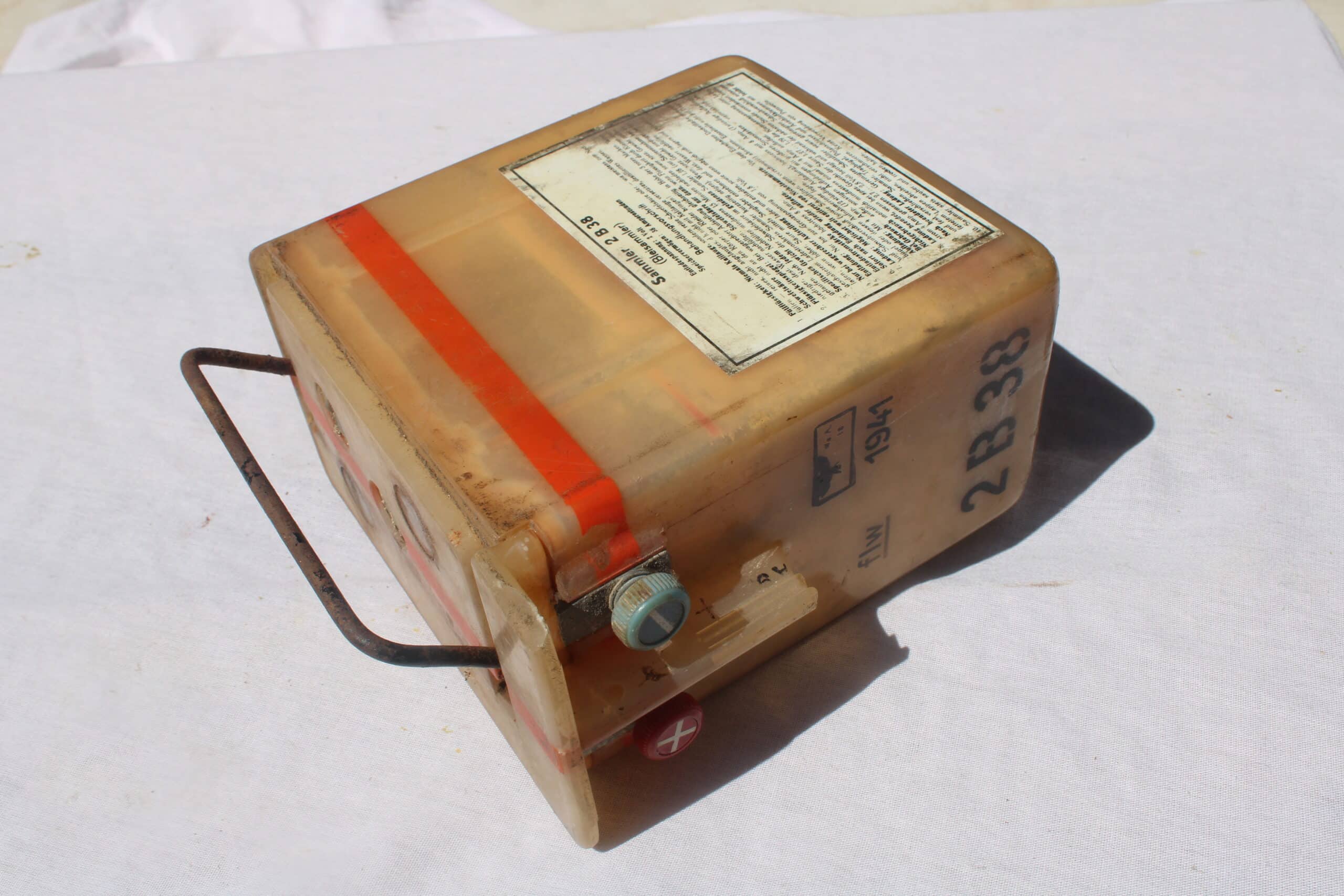 Batterie 2B38 de radio allemande Torn Fu