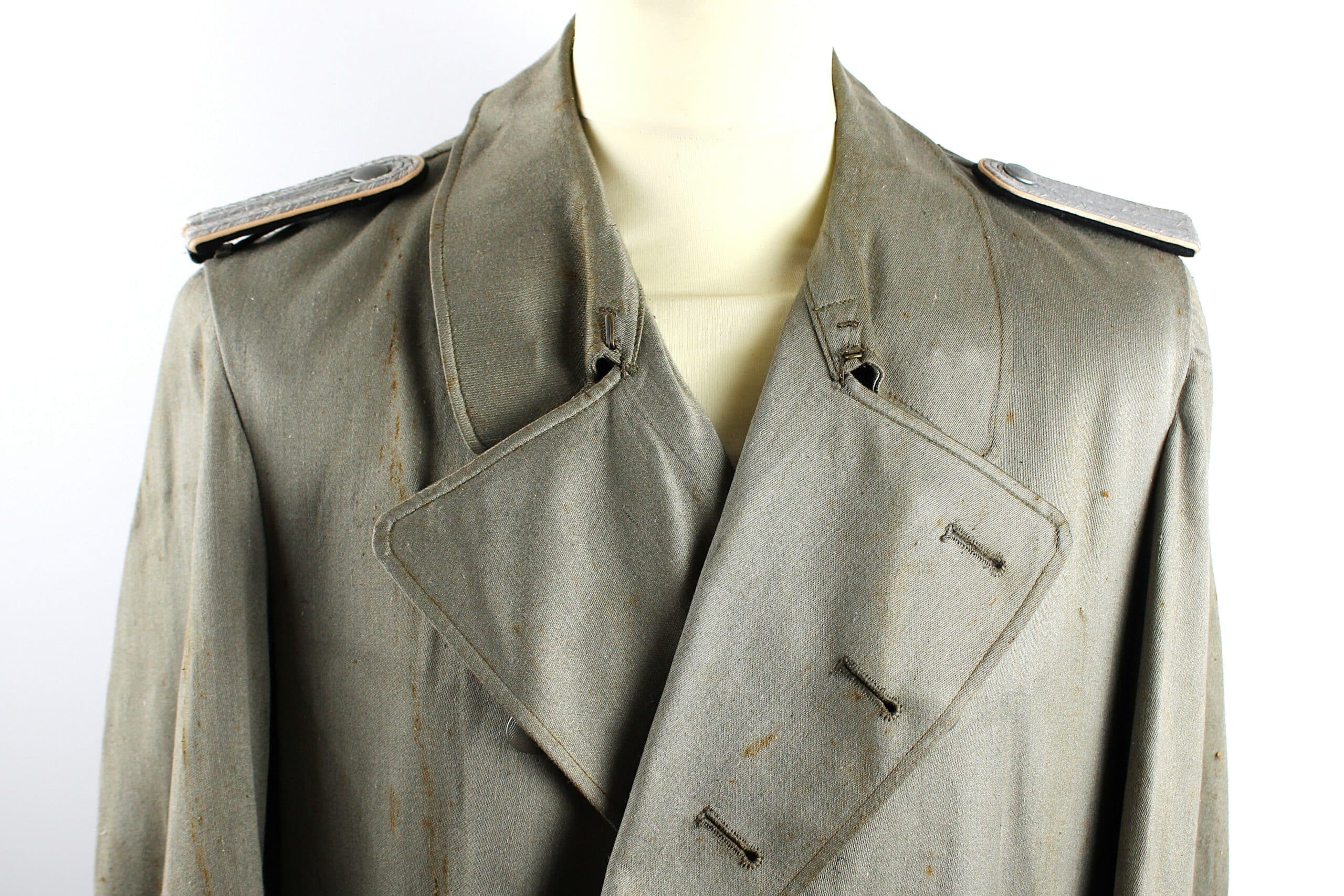 Manteau Imperméable d'officier de la Waffen SS terrain