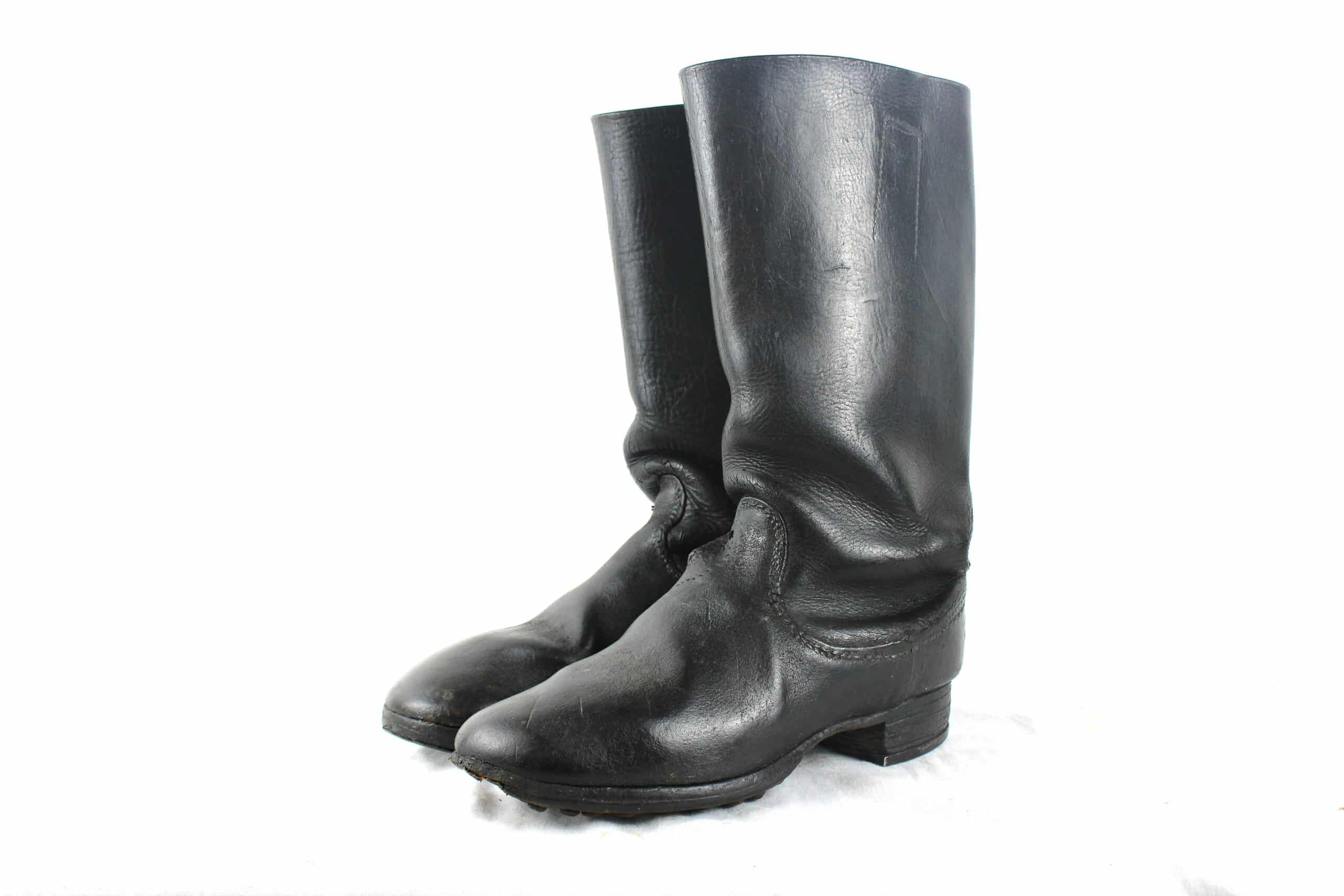 Paire de bottes allemande courtes troupe