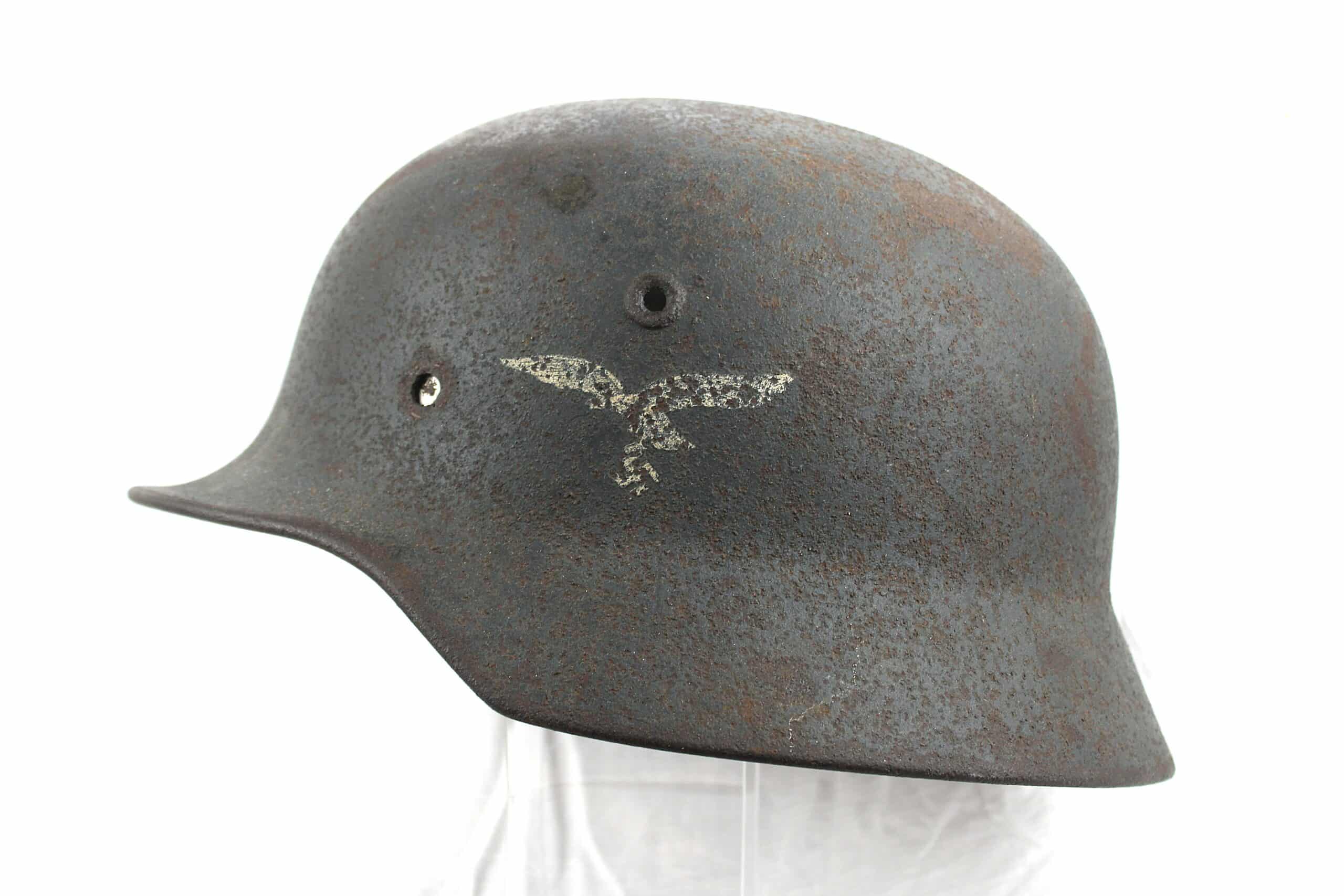 Casque Luftwaffe M35 terrain Manche (50)