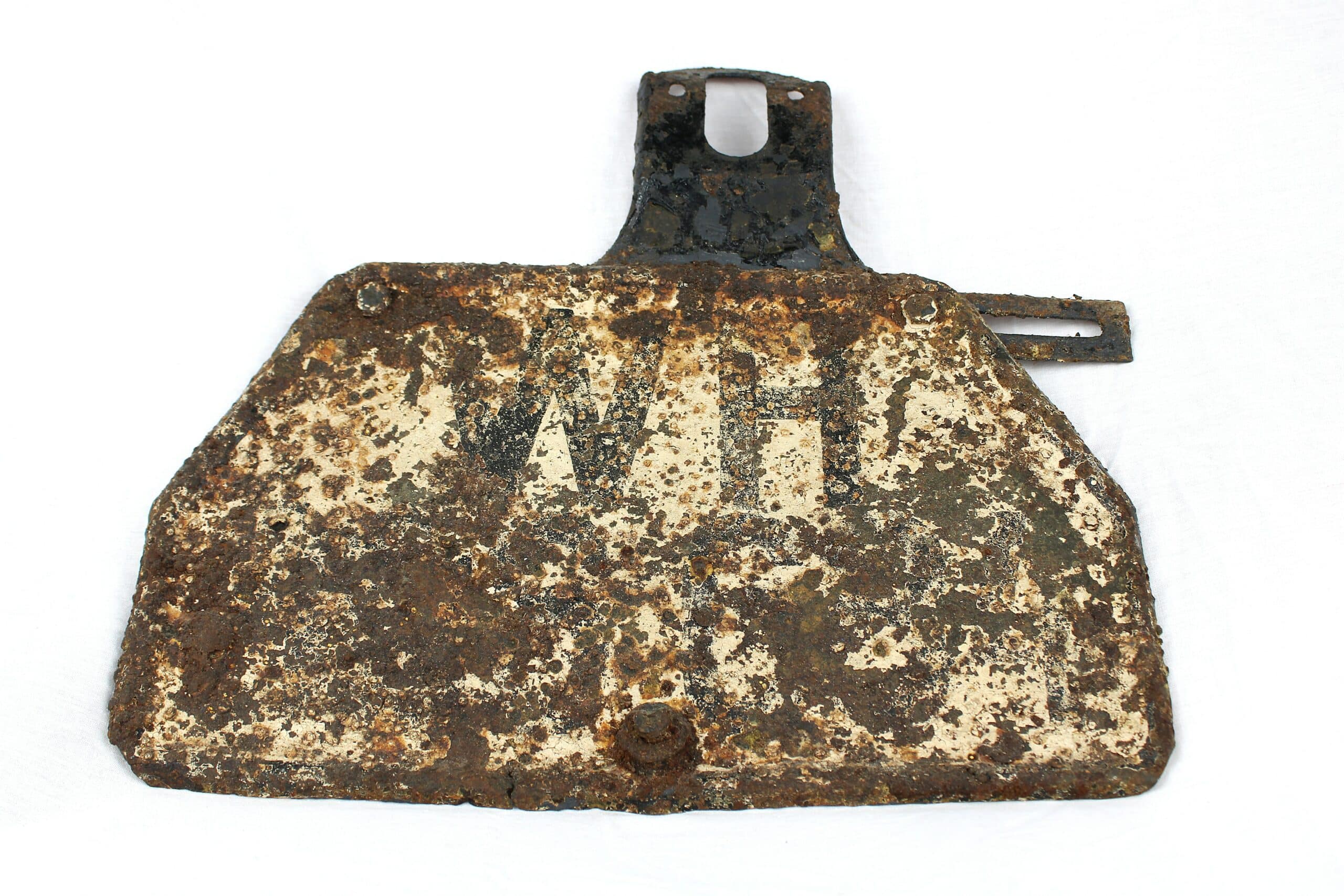 Plaque d'immatriculation moto Wehrmacht Heer terrain